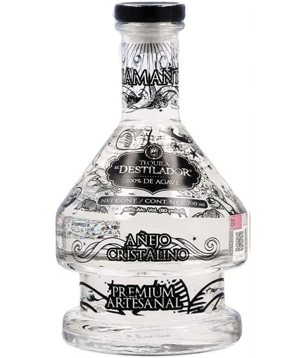 Tequila El Destilador Premium Anejo Christalino 70cl