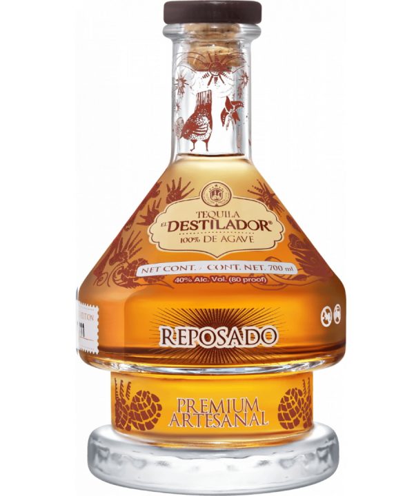 Tequila El Destilador Premium Reposado 70cl